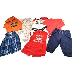 Lot Of 7 Baby Boy 6-12 Months Clothing‎ Casual Preppy